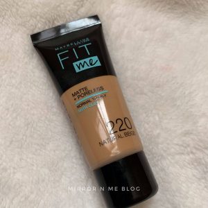 Maybelline fit me matte-poreless foundations